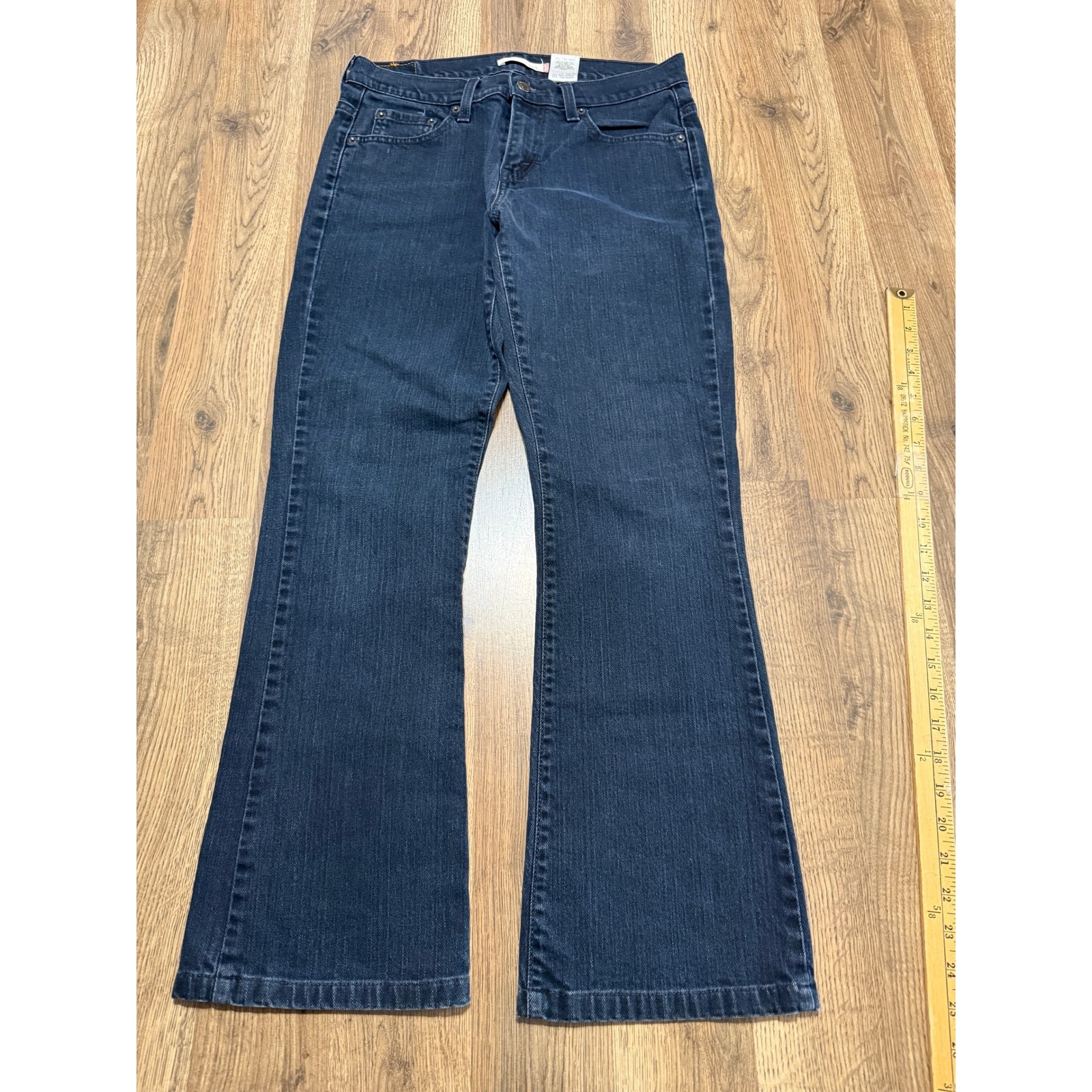 Levis 515 Bootcut Jeans Womens 6m Dark Wash Indigo Stretch Denim Pants
